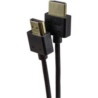 3FT HDMI CBL W ETHNT BLK, VERICOM XHD01-04252 Gold-Plated High-Speed HDMI(R) Cable with Ethernet (3ft), High-speed 10.2Gbps bandwidth, Audio return channel (ARC) support for streamlined audio setup...