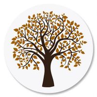 Falling Leaves Envelope Seals - Set of 24 (4 Designs) Sticker Seals on 8-1/2" x 11" Sheet