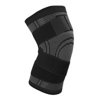 Fine 3D Weaving Knee Brace for Men Women, Compression Fit Support for Joint Pain and Arthritis Relief, Improved Circulation Compression Wear Breathable Running Support Pad (Black, M)