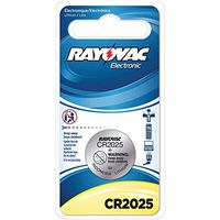 RAYOVAC KECR2025-1C 3-Volt Lithium Keyless Entry Battery (1 pk; CR2025 Size)