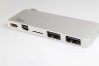 Juiced Systems USB-C Multifunction Display Adapter with Power Delivery - Silver