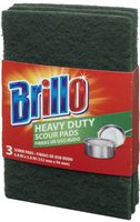 Brillo Heavy Duty Scour Pads, 3-Count