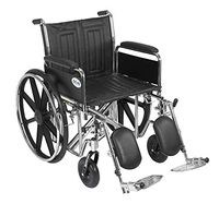 Wheelchair Std Rem Full Arms Elev Legrests 20 Heavy Duty