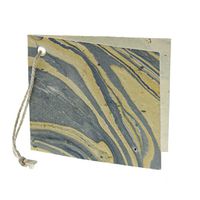 HomArt Marbleized Paper Gift Tag (Blue) (Set of 12)