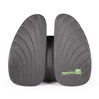 Lumbar Support Pillow Seat Cushion Inflated Lower Back Support for Orthopedic Pain Relief and Posture Improve, Fit Cars & Office Chairs (Color : Gray)
