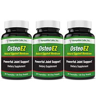 OsteoEZ All-Natural Joint Supplements for Men and Women, Turmeric, Glucosamine Chondroitin, Hyaluronic Acid, Boswellia, White Willow Bark, Joint Flexibility Support Formula 90 Day Supply
