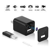 LIANTRAL Spy Hidden Camera, USB Charger WiFi Wireless Camera Baby Monitors with Remote Viewing & Motion Detection & Video Recorder for Home & Office Security, 1080P HD Front View, Support iOS/Android