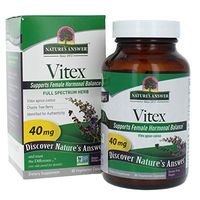 Nature's Answer Vitex Berry | Supports Healthy Female Hormonal Balance | Non-GMO & Magnesium Stearate Free | Vegan, Gluten-Free, Kosher Certified & No Preservatives | Vegetarian Capsules 90ct