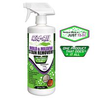 Mold and Mildew Stain Remover Cleans Grout Wood Tub Tile Concrete Stone Vinyl Aluminum Siding Carpet & Algae Stains Indoor Outdoor Industrial Concentrate by Rid-All
