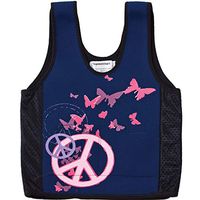 Fun and Function's Weighted Compression Vest with Peace Graphics for Children Medium (Ages 10+) Helps with Sensory Issues, Autism, ADHD, Mood, Over Responding, The Original Compression Vest for Kids