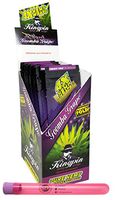 Kingpin Pure Hemp Flavored Wraps (Goomba Grape, 25 Packs/Full Box) with Rolling Paper Depot XL Kewltube