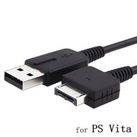 Dotop PS Playstation Vita USB Data Cable Charge Cable Sync Cable 1.1 Meters 2 Pcs Black