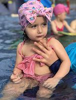 Summer Baby Sun Hat Children Outdoor Neck Ear Cover Anti UV Protection Beach Caps Kids Boy Girl Swimming Flap Cap for 0-6 Years (Ice Cream)