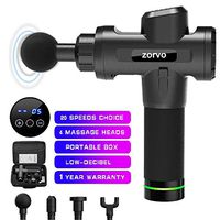 zorvo [Upgrade Version] Muscle Massage Gun-Hand Held Deep Tissue Muscle Massager-Cordless Percussion Massager-Professional Personal Massage Device-20 Speed and Ultra Quiet Technology
