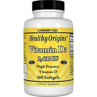 HEALTHY ORIGINS VITAMIN D3 GELS,2400IU, 360 SGEL