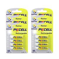 Ni-MH aa Rechargeable Battery 1.2v 600mAh Count:Pcs (24)