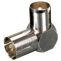 Exinnos 90 Degree Right Aerial Angled TV Cable Connector Male Coax Plug - TV Receiver & Accessories