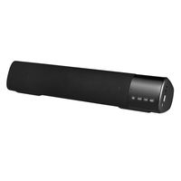 Docooler Wireless BT Speaker Stereo Music Player Soundbar FM Radio TF Card Slot Hands-free LED Display U Disk AUX-IN Black