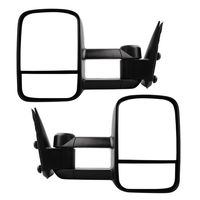 Towing Mirrors for 1999-2007 Chevy Silverado GMC Sierra 1500 2500 3500 Truck Manual Telescoping Side Mirrors Pair Set