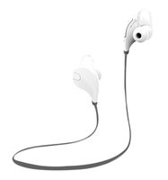 Bluetooth Headphones Cheap Wireless Headsets in-Ear Sports Earbuds Sweatproof Noise Canceling HiFi Stereo Heavy Bass Earphones with Mic for Outdoor Gym/Running/Jogging for Men and Women White