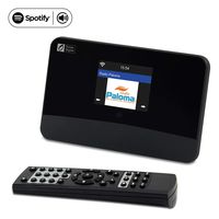 Ocean Digital WiFi Internet Radio FM Tuner Adaptor Model WR03 Spotify Bluetooth Receiver 2.8" Color Display Audio and Digital Output Remote Control APP-Black