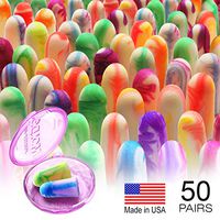 MOLDEX Sparkplugs Soft Foam Ear Plugs 50 Pairs Earplugs - 33dB Highest NRR Made in USA