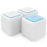 Wavlink Halo Base Sub-Mother Distributed Router, Whole Home Mesh Router WiFi System Coverage up to 5000sq. ft, No WiFi Dead Zones, 3 x Gigabit Ethernet Ports on Each Mesh Router/Point