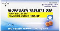 Medline Ibuprofen, 200mg, 100 coated tablets