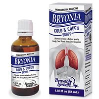 Cough, Sore Throat, Nasal/Chest Congestion & Flu Relief with Bryonia Drops, 1.83Fl oz (Alcohol Free)