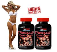 Tribulus Terrestris Extract - Most Powerful Testosterone Booster - Top Quality (2 Bottles 180 Tablets)
