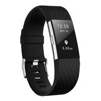 Smasy Replacement Bands Compatible with Fitbit Charge 2, Soft Silicone Adjustable Sport Wristbands Small Large (Black, Small(5.5"-6.7"))