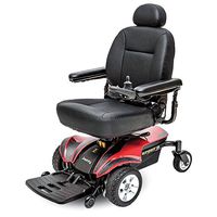 Pride Mobility - Jazzy Sport 2 - Front-Wheel Drive Power Chair - Jazzy Red