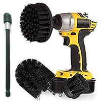 Ultra Stiff Drill Brush Power Scrubber With 6 Inch extender Drill Brush Kit – Drill Brush Attachment for Cleaning – Drill Brush – Cleaning Drill Brush Set - Nylon Drill Brush - Grill Brush