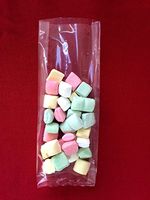 100 Gusseted Crystal Clear Cellophane Bags Wedding Favors, Baby Shower Treat Bag