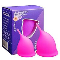 Period Menstrual Cup Reusable Comfortable, Menstrual Cup Wash Holder Storage, Sensitive Period Menstrual Cup Set Heavy Flow, Menstrual Period Cups For Women Beginner, Menstrual Period Cup Cleaner (L)