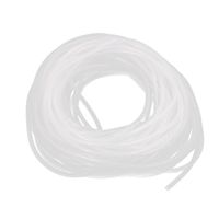 uxcell 4mm Flexible Spiral Tube Cable Wire Wrap Computer Manage Cord Clear 7M Length