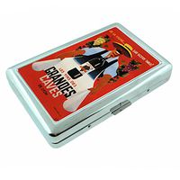 Perfection In Style Metal Silver Cigarette Case Vintage Wine Ads Design 018