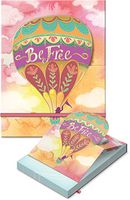Punch Studio Molly & Rex Bungee Pop-Up Pocket Note Pad (Be Free Balloon)