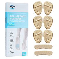 Metatarsal Pads for Women or Man (4 pairs) - Foot Gel Pads - Sesamoiditis Pads - Gel Foot Pads - Sesamoid Pad - Ball-of-foot Cushions - High Heel Cushion Inserts - High Heel Inserts for Women