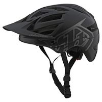 Troy Lee Designs Adult | Trail | All Mountain | Mountain Bike A1 Drone Helmet (SM, Black/Silver)