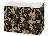 All Occasion Basket Boxes - Large_Camo Kraft Basket Boxes 10-1/4x6x7-1/2" - (2 Packs; 6 Boxes Per Pack) - Wraps-CAML