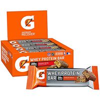 Gatorade Whey Protein Bars, Chocolate Pretzel, 2.8 oz bars (Pack of 12, 20g of protein per bar)