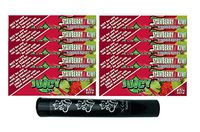 Herb Airtight Tube Pocket Protector with Juicy Jay's Strawberry Kiwi 1.25 Flavored Hemp Rolling Papers 10 Count DC Crafts Nation- Ganesha