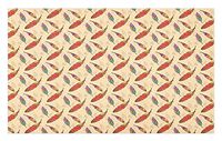 GugeABCmat Floor Mats,Aztec Folklore Inspired Elements Geometric Lines and Shapes Pattern,Machine-Washable/Non-Slip Floor Mats 60" W X 18" L,Rust and Multicolor