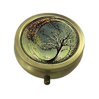 LCTCKP Insurgent Custom Fashion Hot Bronze Pill Box Western Medicine Tablet Decorative Box