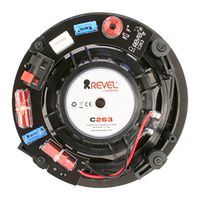 Infinity RC263 Reference Series 3-Way Center Channel Speaker - Black (Each)