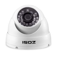 ZOSI 2.0MP HD-TVI Security Camera for Outdoor Indoor Security CCTV System-Surveillance Dome 1080P White Camera