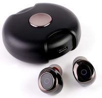 Headphones Earbuds 2020 - Compatible Android Phone Tablet Laptop - Bluetooth 5.0 - in-Ear - in Ergonomic Circular Wireless Charger - The Confort in Pocket
