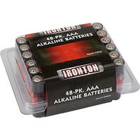 Ironton AAA Alkaline Batteries - 48-Pk.