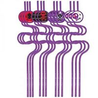Pack Of 12 Halloween Krazy Straws